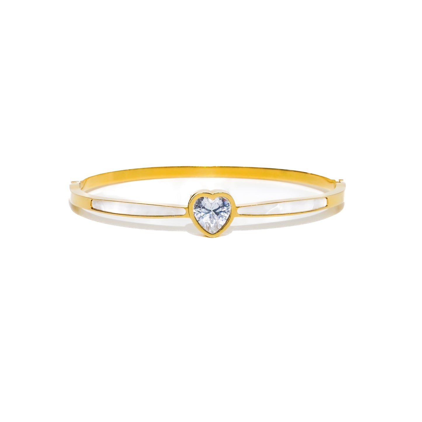 I love you heart bangle
