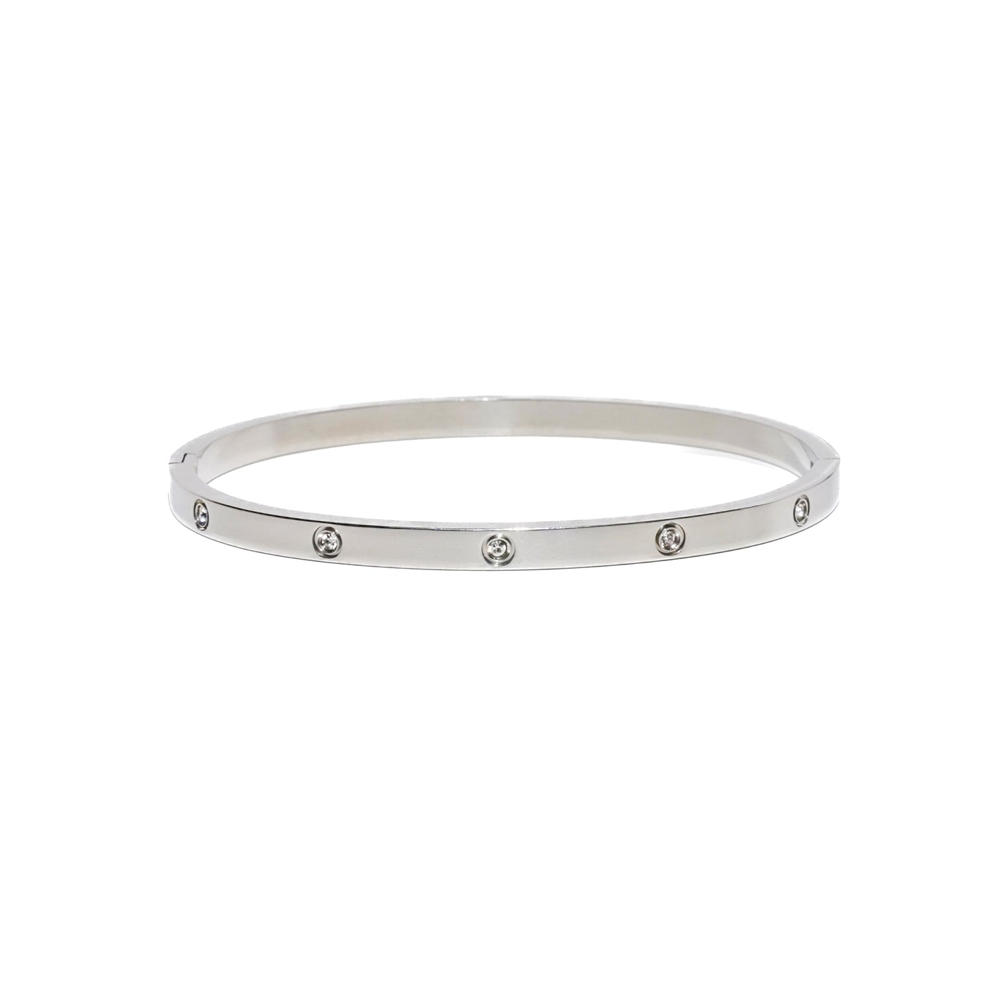 Emma Gold Diamond Bangle