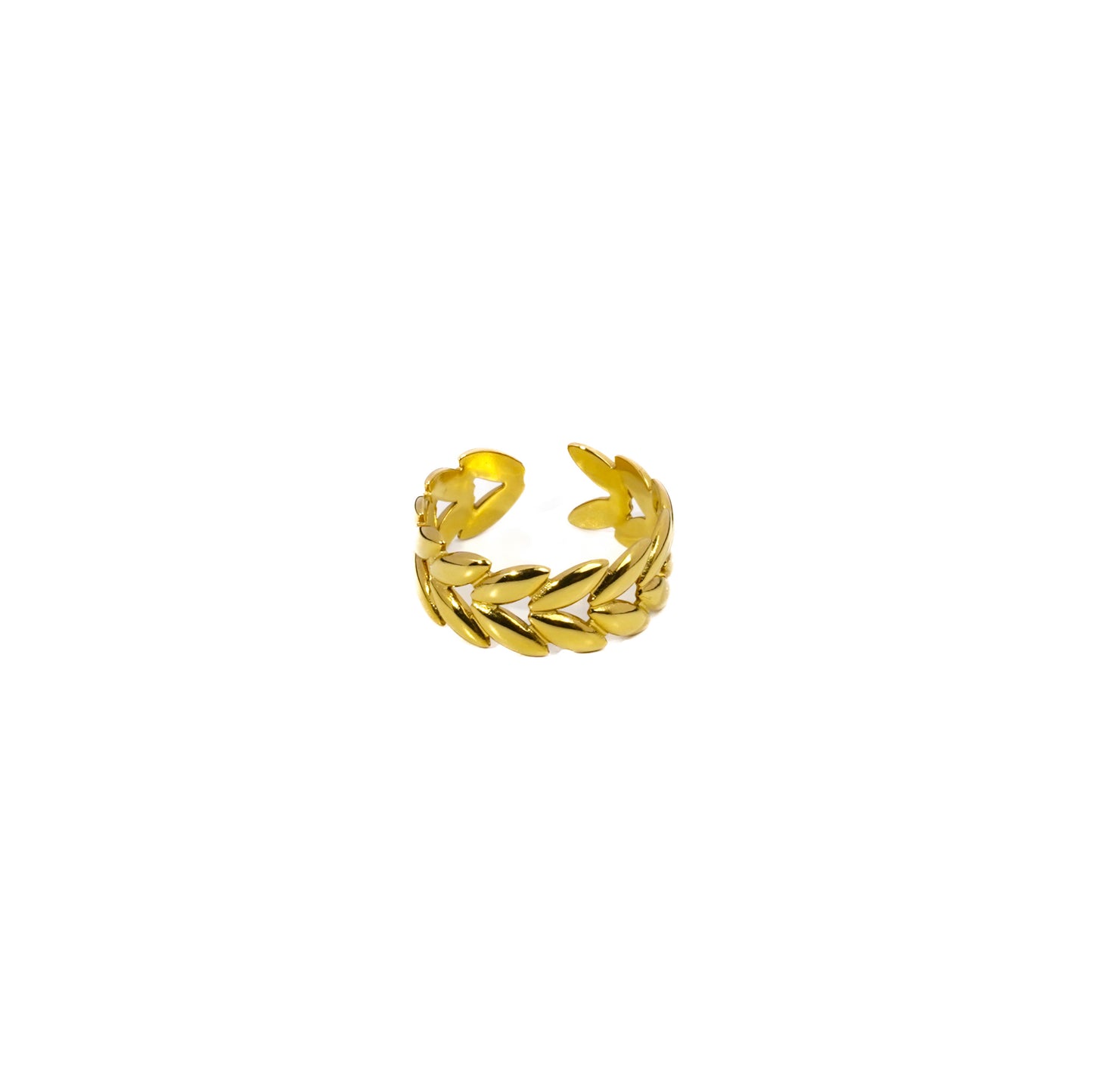 Feather Chuncky Ring