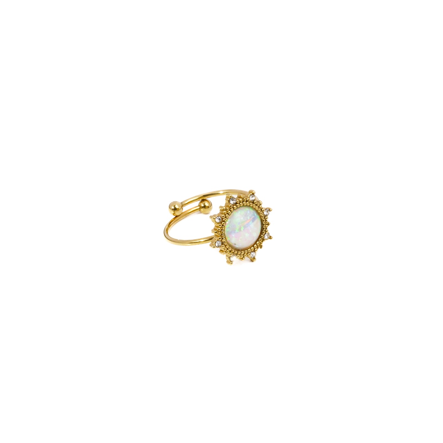 Two Toned Opal Ring