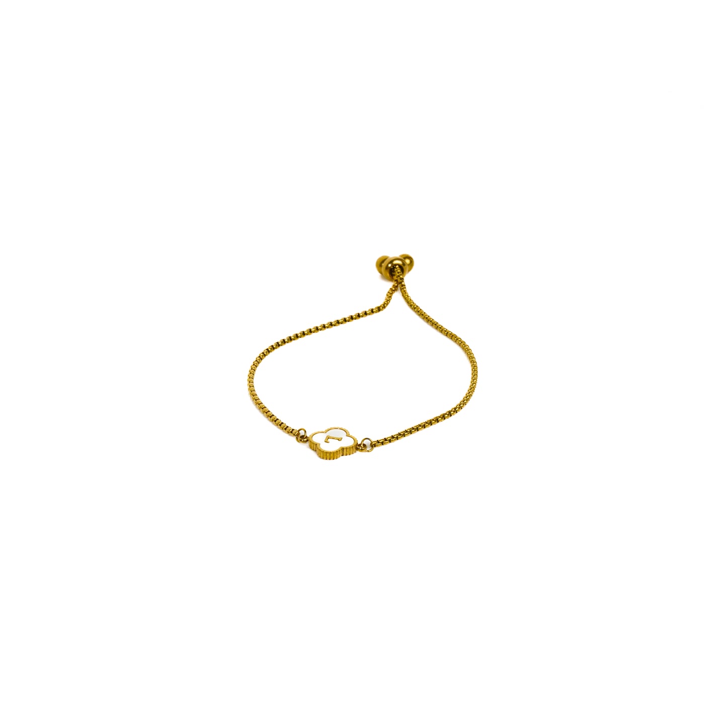 Initial Clover Bracelets