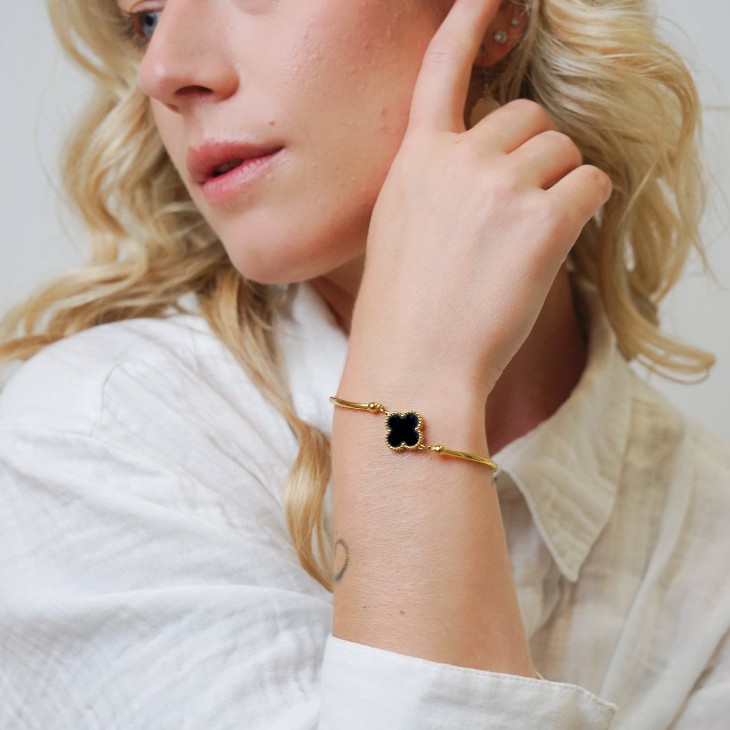 Clover Bangle Bracelet