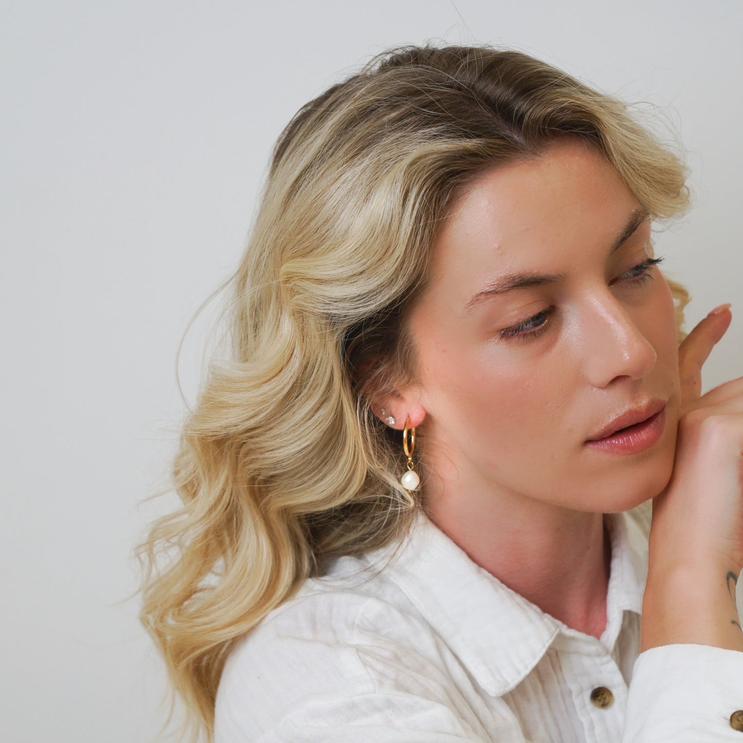 Boucle d'oreille Lana Pearls