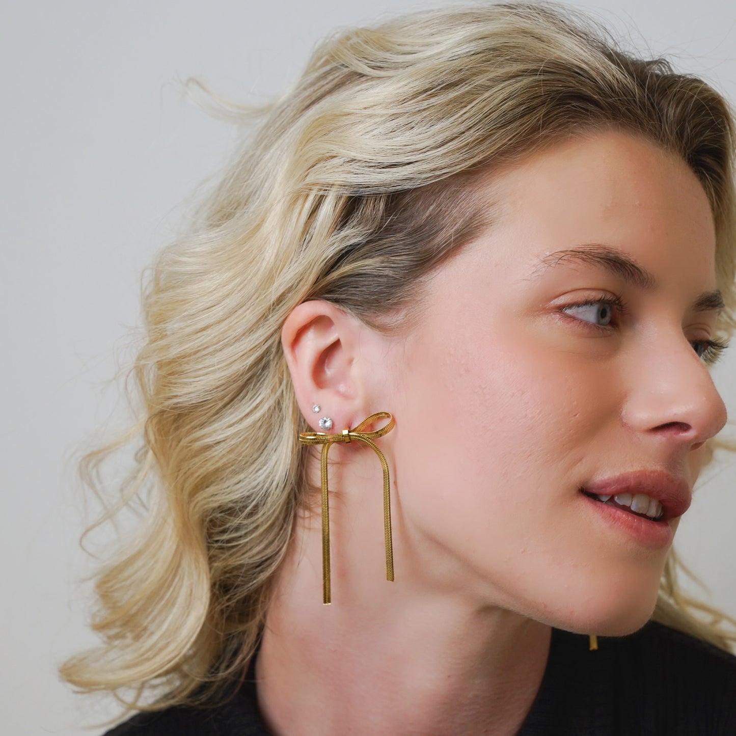 Nova Bow Earrings