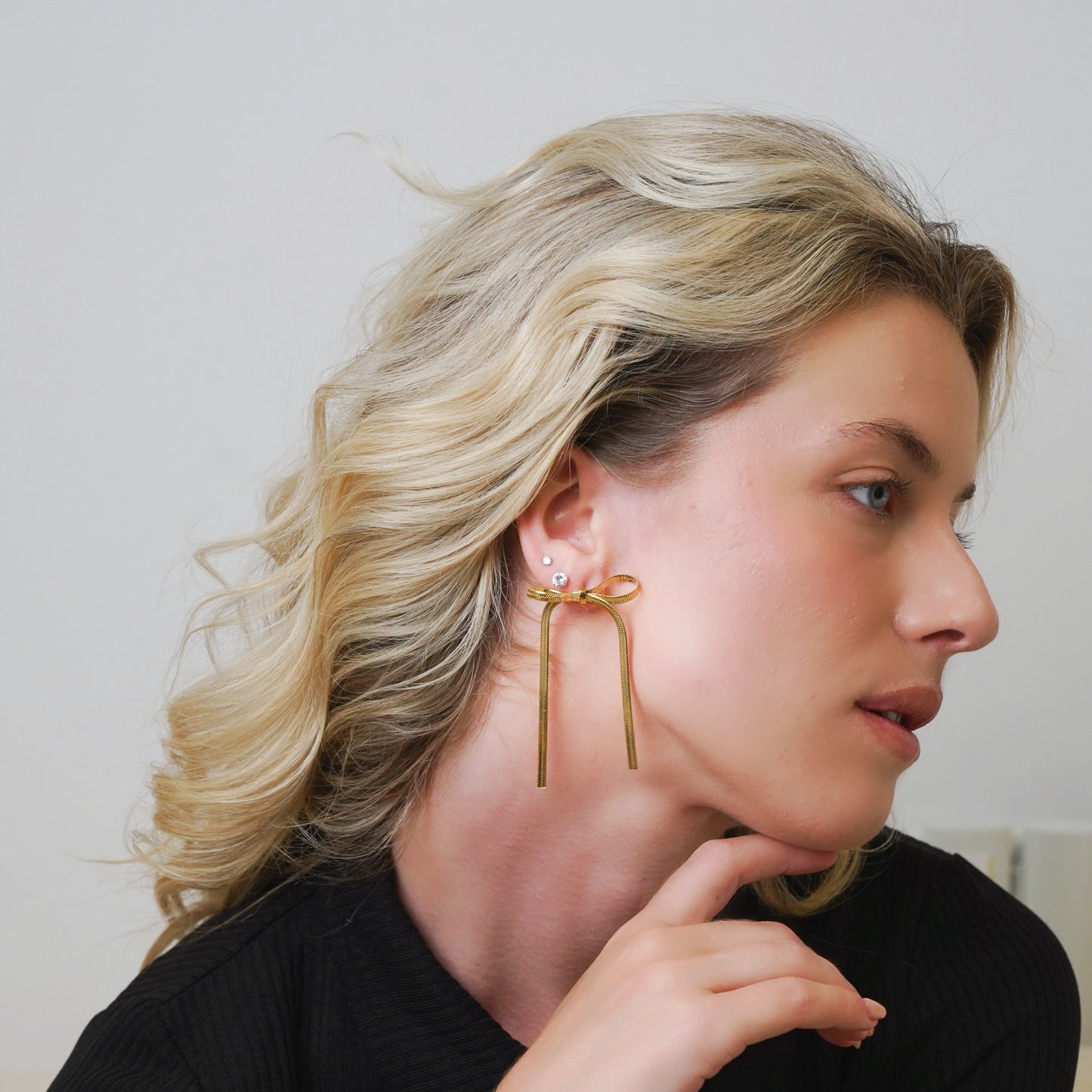 Nova Bow Earrings