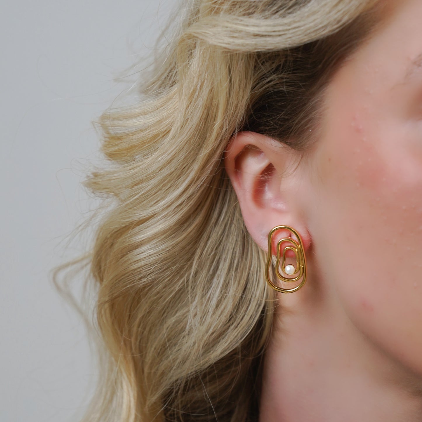 Pearl Maze Earrings