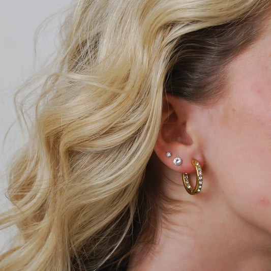 Ivy Diamond Hoops
