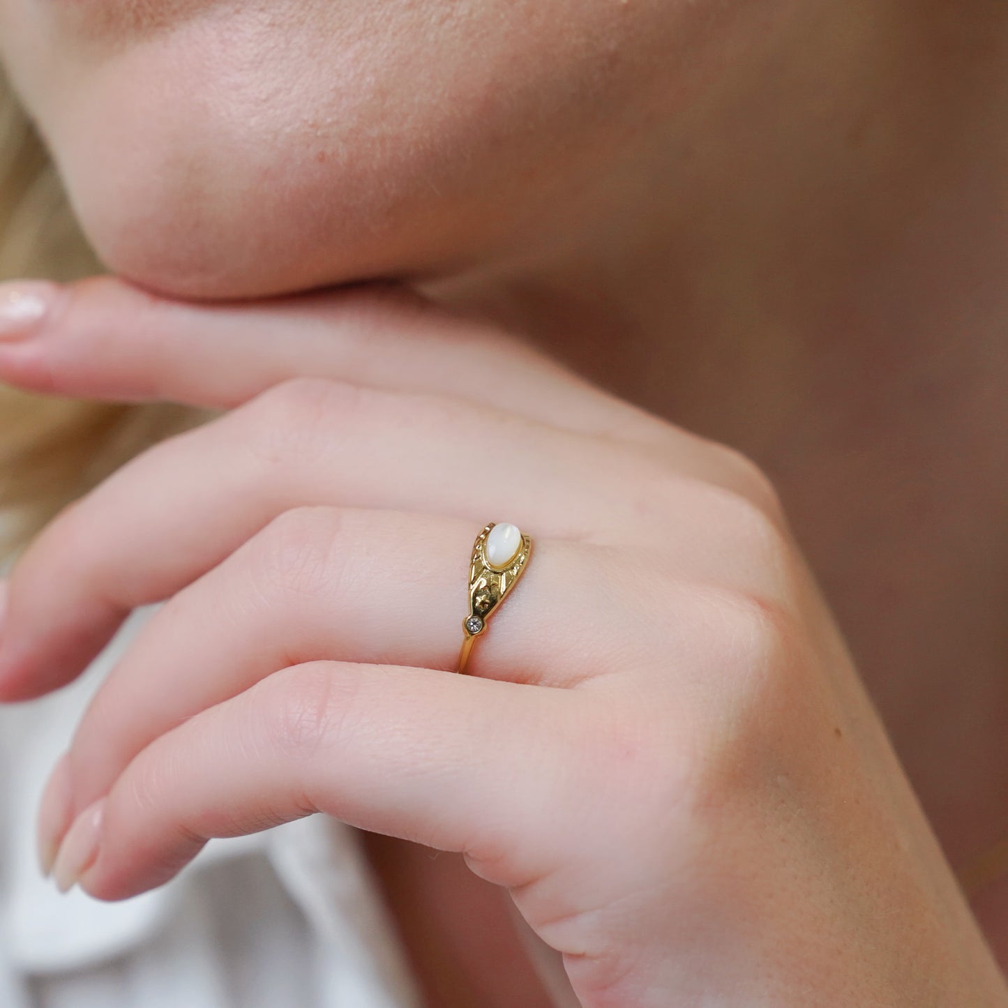 Bina Opal Ring
