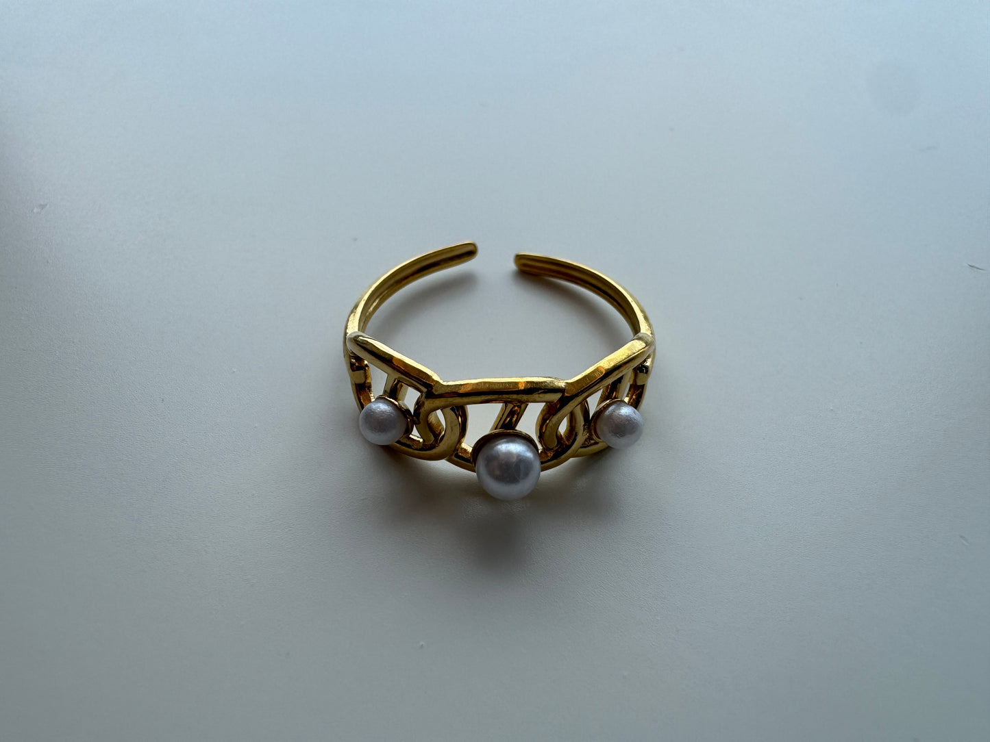 Pearl Link Ring