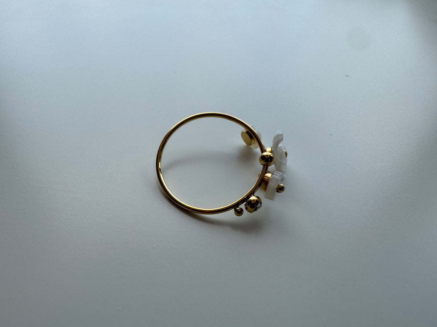 Floral Adjustable ring