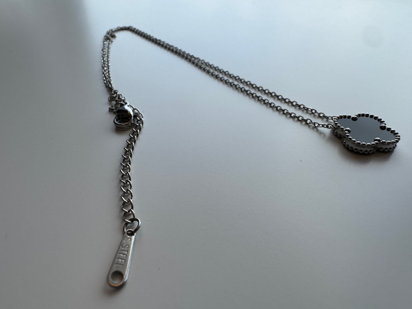 Collier Hope Four Clover (argent)