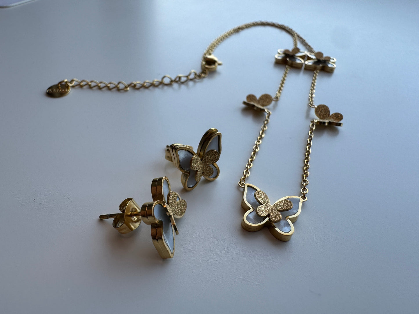 Bumblebee Butterfuly Necklace