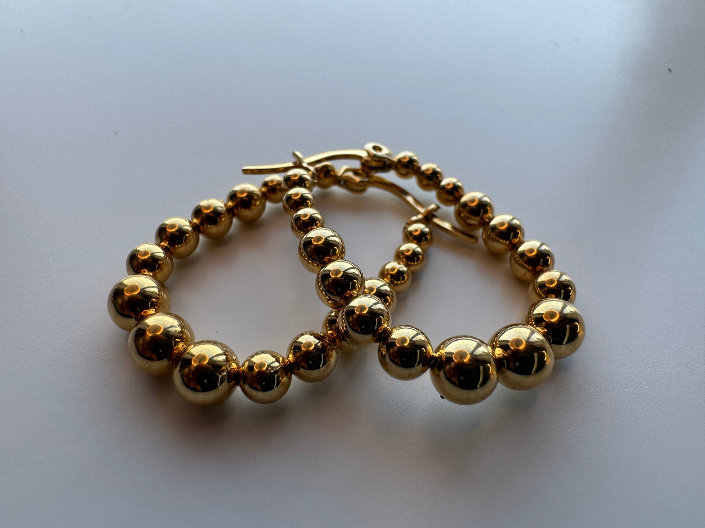Lara Beaded Hoops