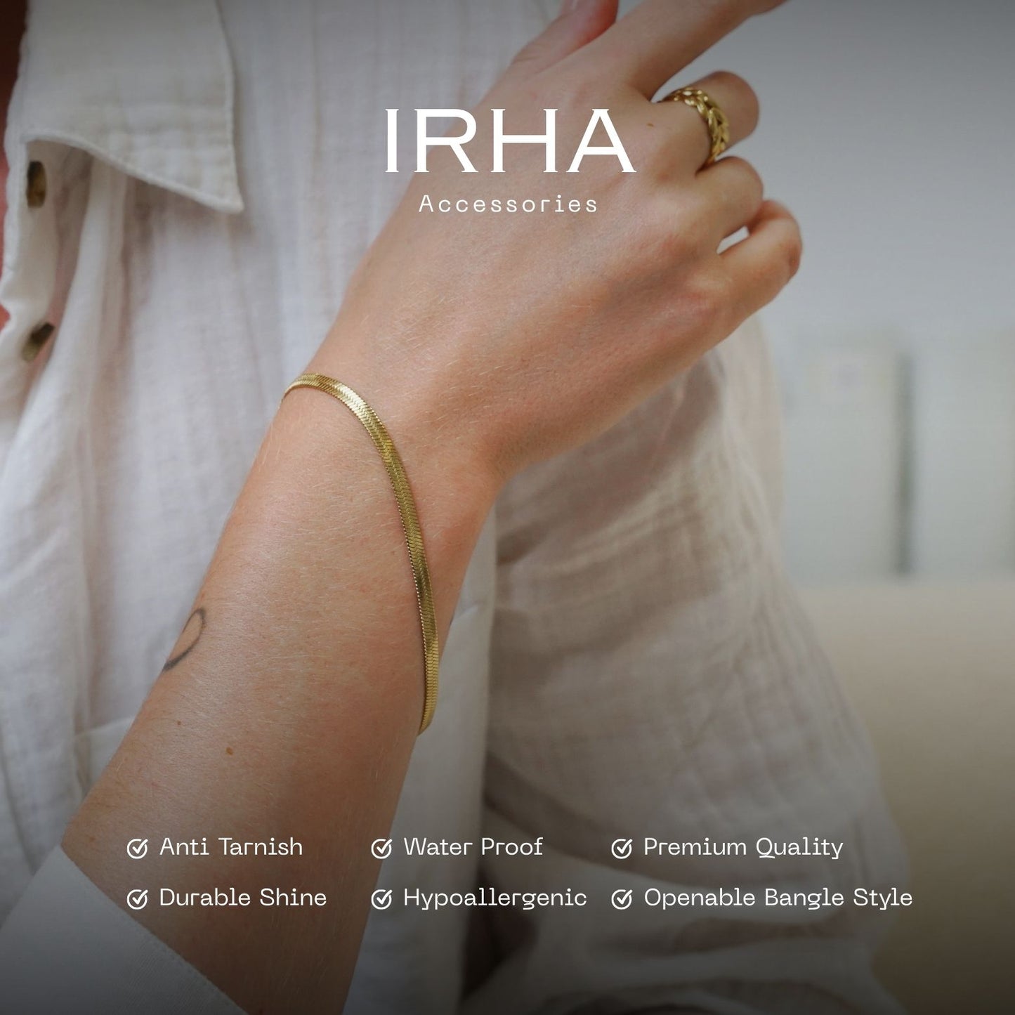 Herringbone Snake Bracelet