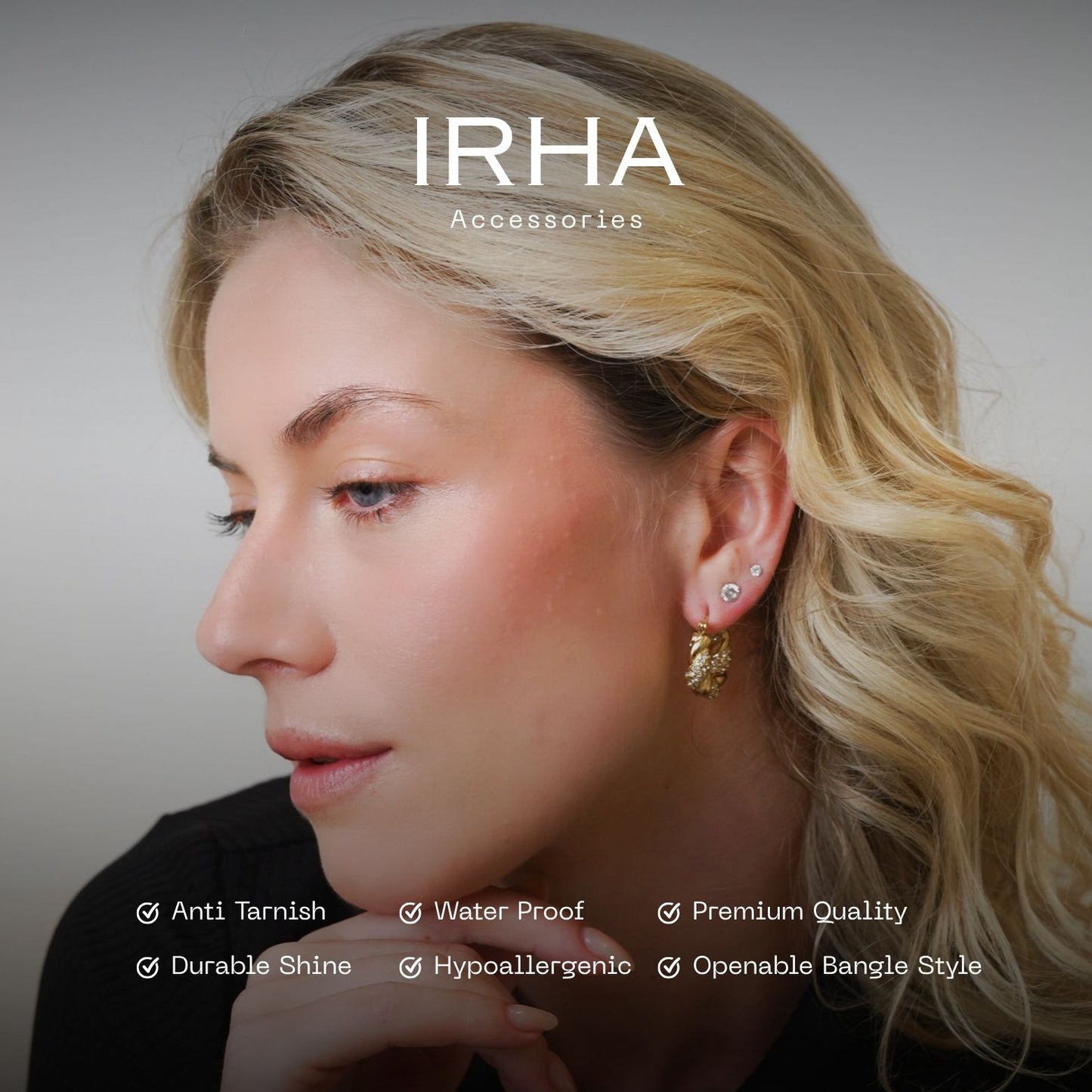 Lina Diamond Hoops