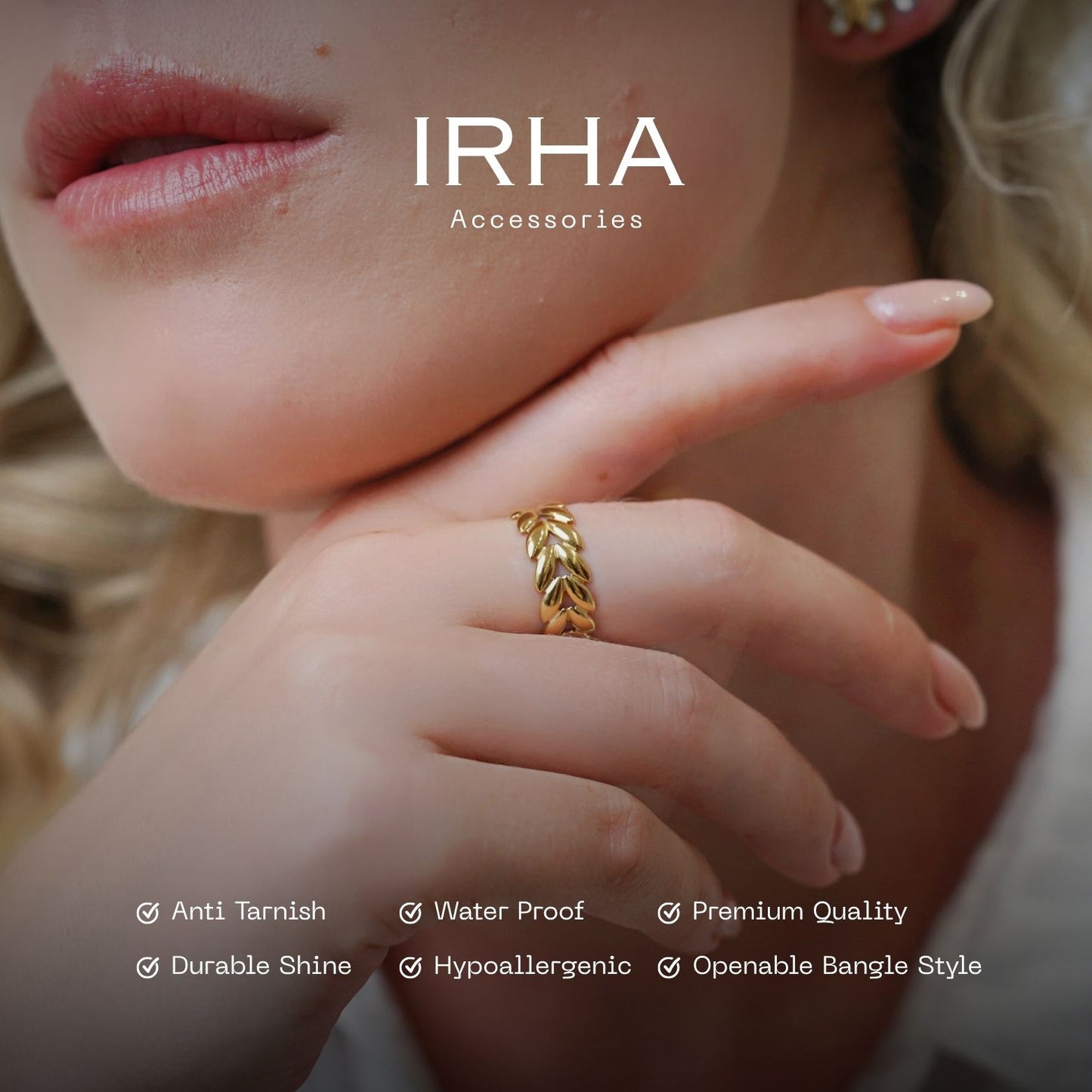Feather Chuncky Ring