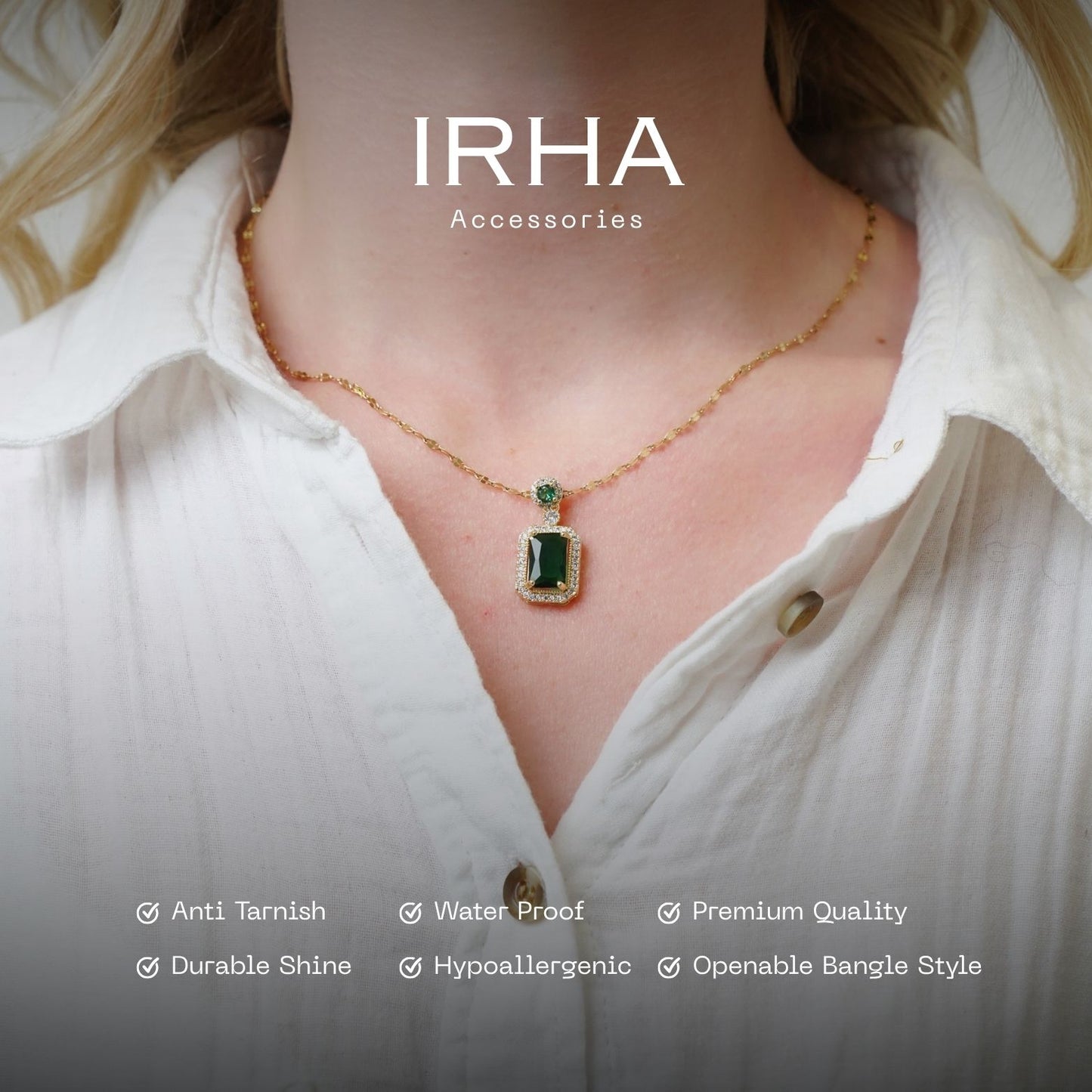 Ani Emerald Necklace