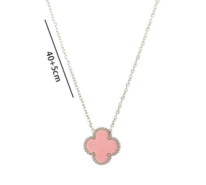 Hope Four Clover Necklace (Silver)