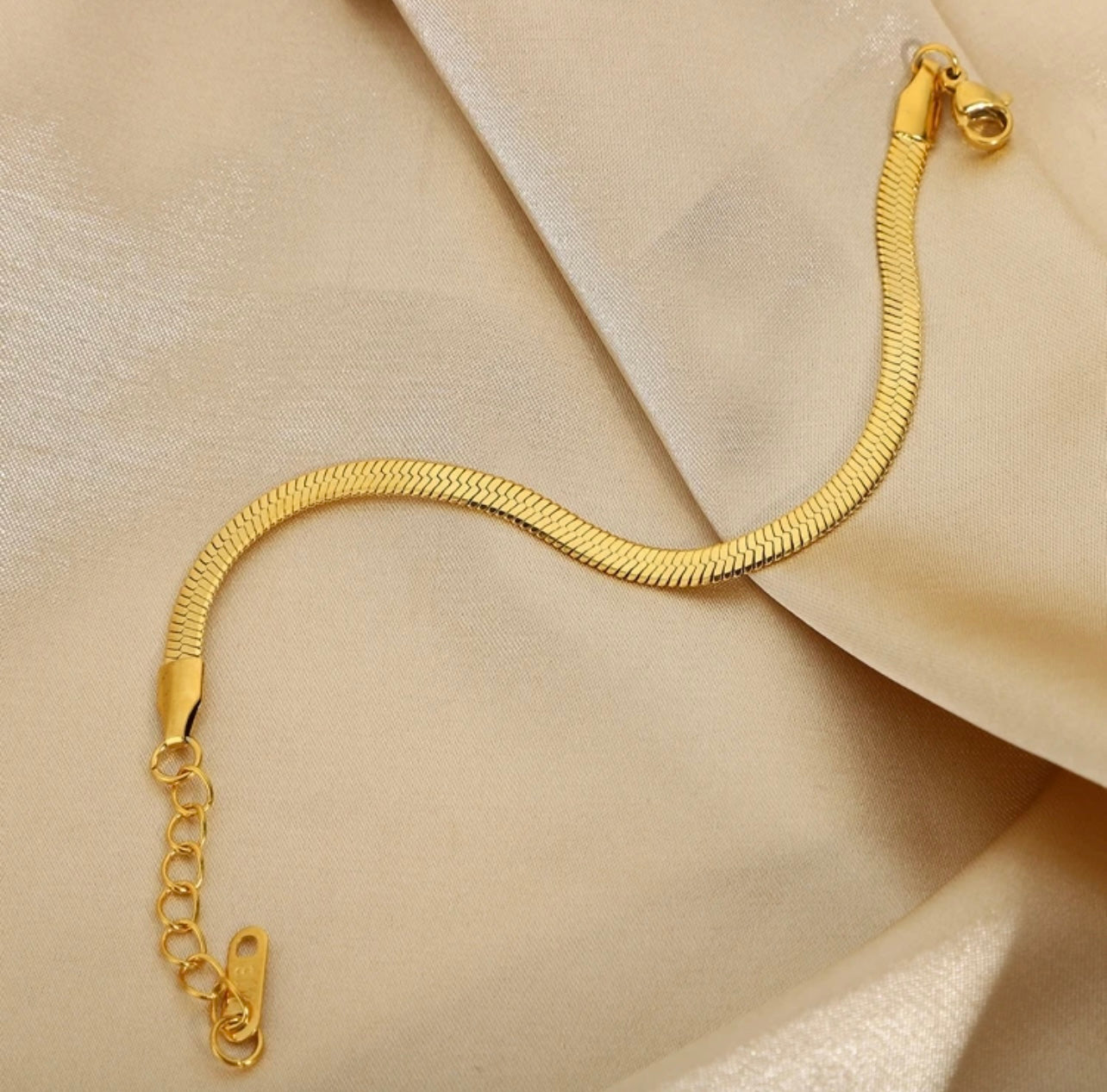 Herringbone Snake Bracelet