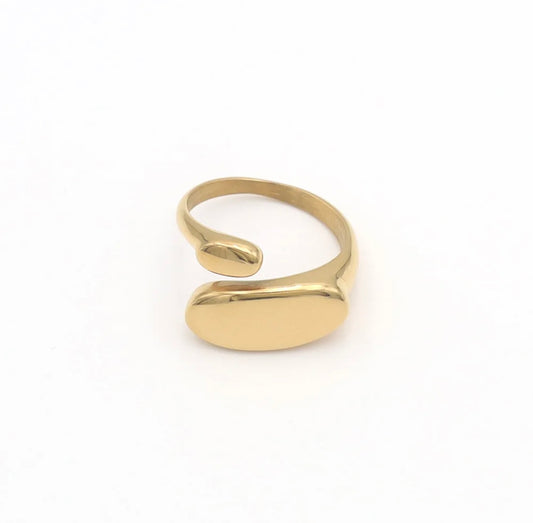 Bague en or ajustable