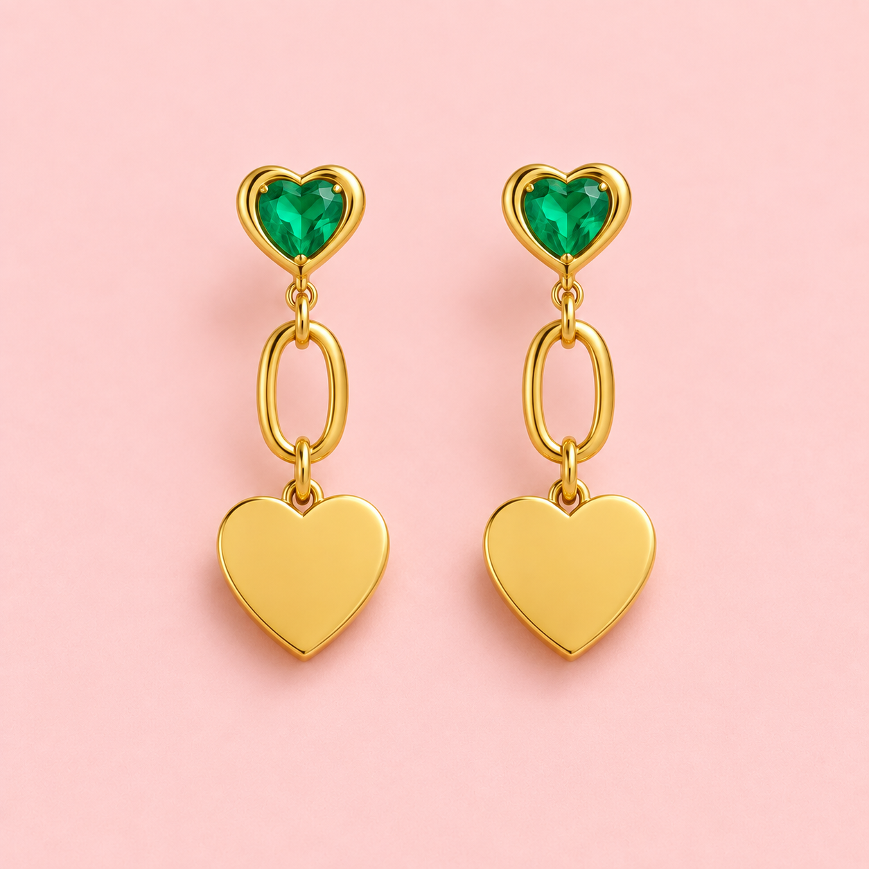 Esme Heart Drops – Emerald