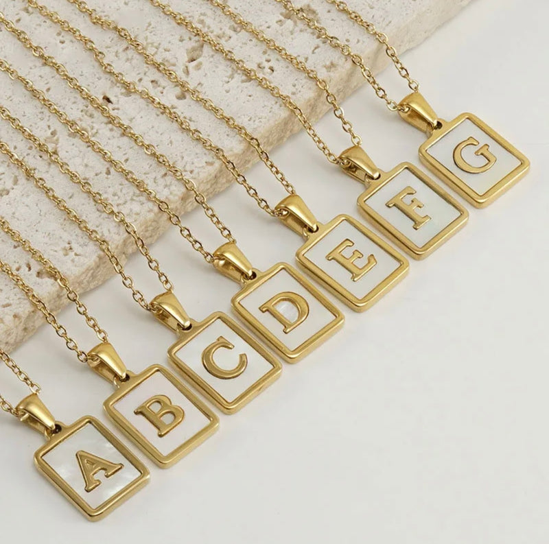 Initial Necklaces