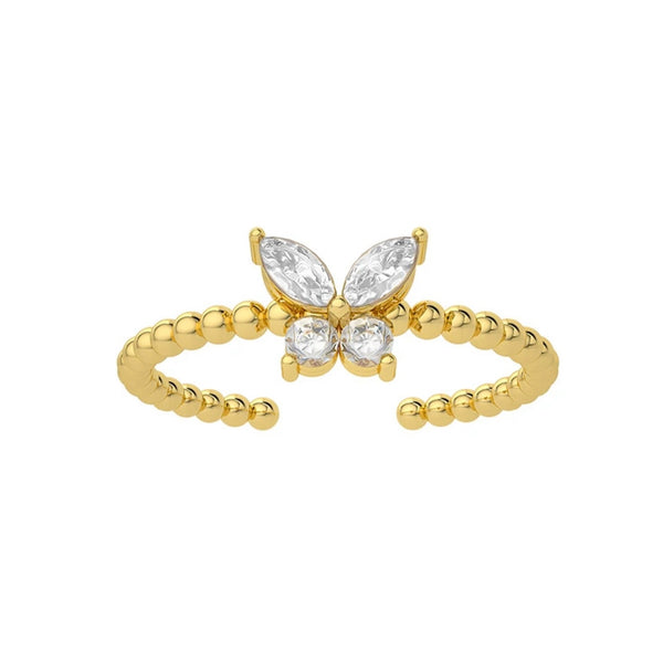 Butterfly Adjustable Ring