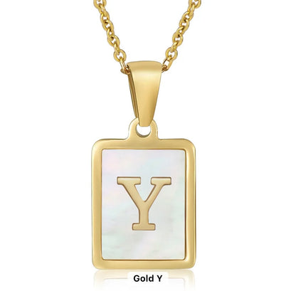 Initial Necklaces