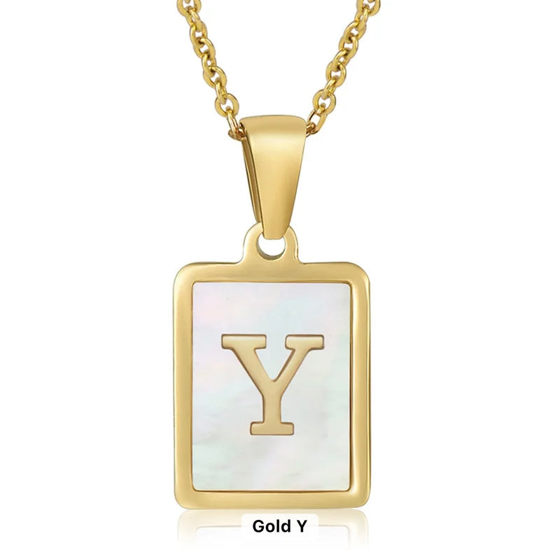 Initial Necklaces