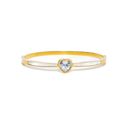 I love you heart bangle