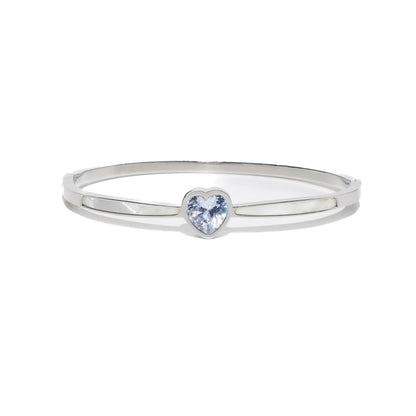 I love you heart bangle