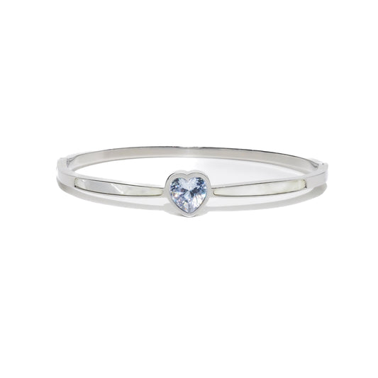 I love you heart bangle