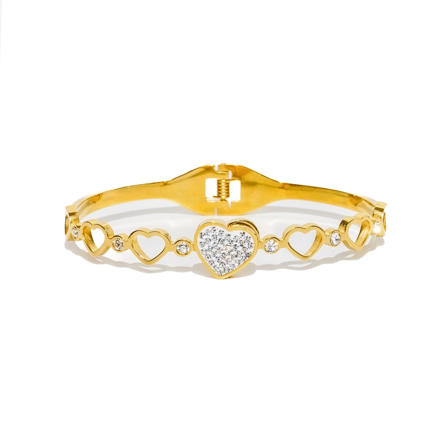 Brazalete de corazón de amor
