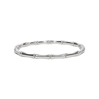 Bamboo Bangle Silver & Gold