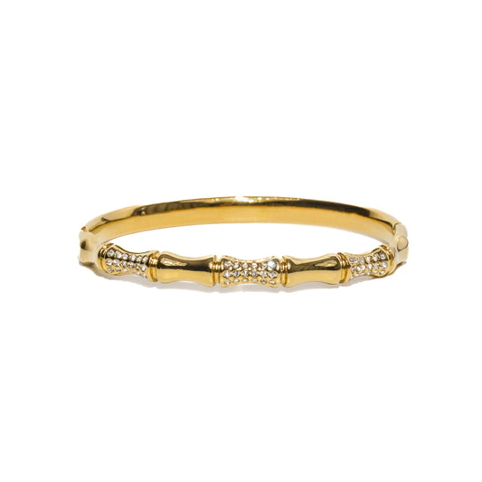 Bamboo Diamond Bangle
