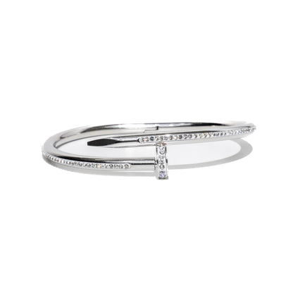 Cora Nail Bangle Full Diamond
