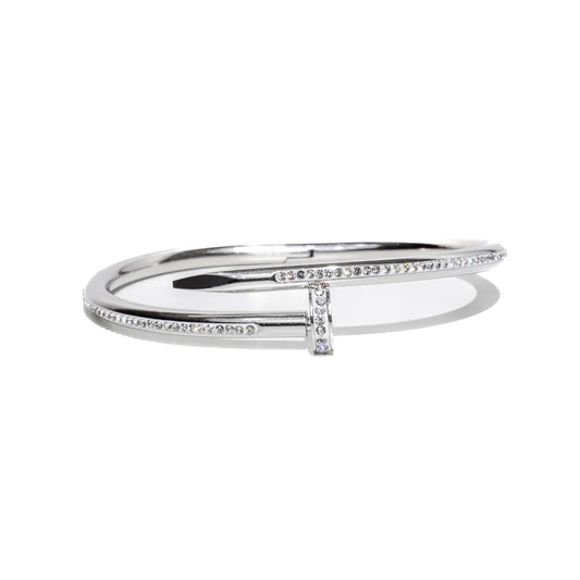 Cora Nail Bangle Full Diamond