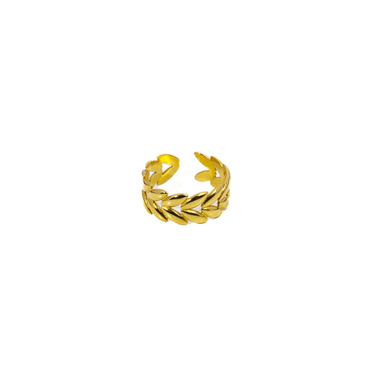 Feather Chuncky Ring