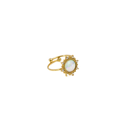 Two Toned Opal Ring