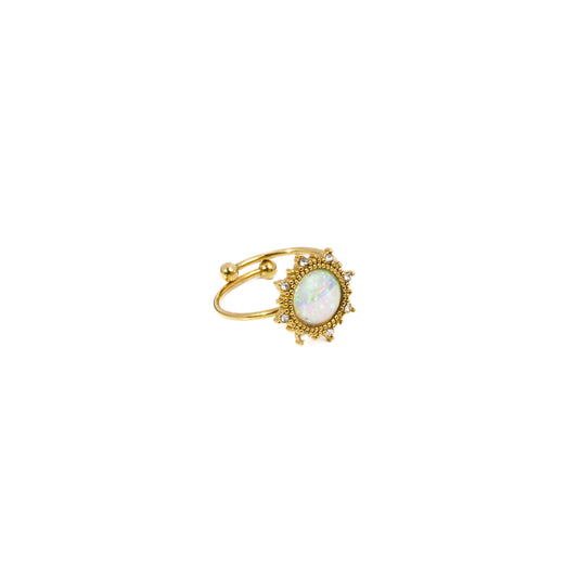 Two Toned Opal Ring