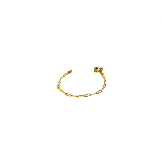 Pulsera minimalista con clip