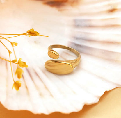 Bague en or ajustable