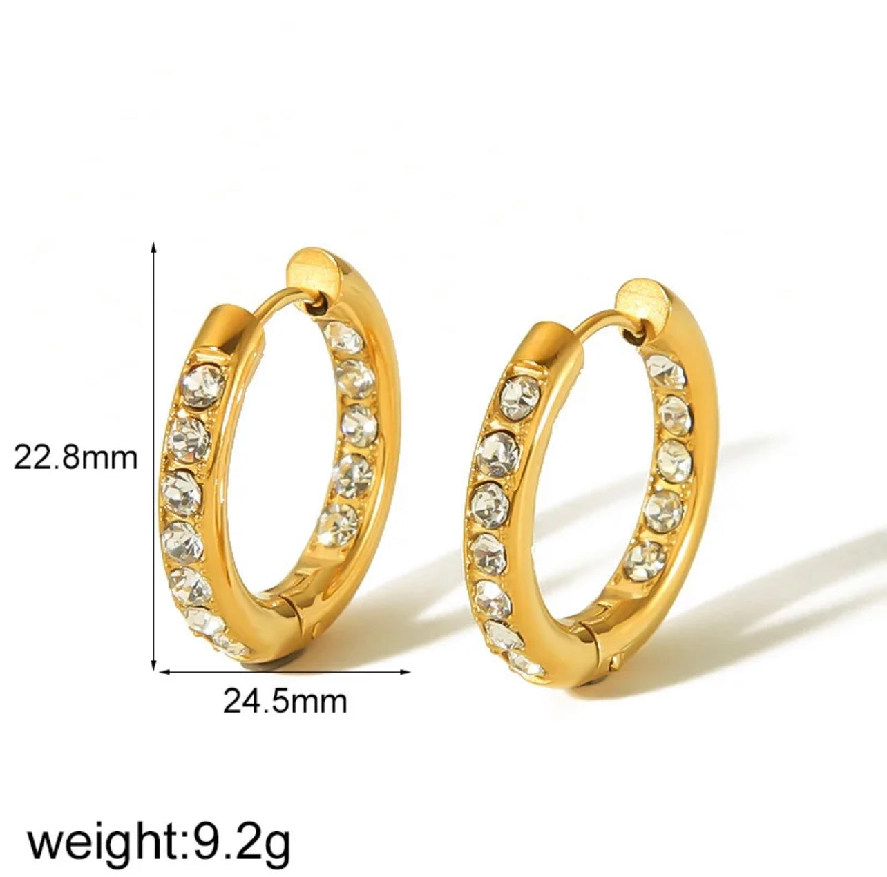 Ivy Diamond Hoops