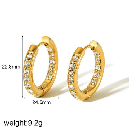 Ivy Diamond Hoops