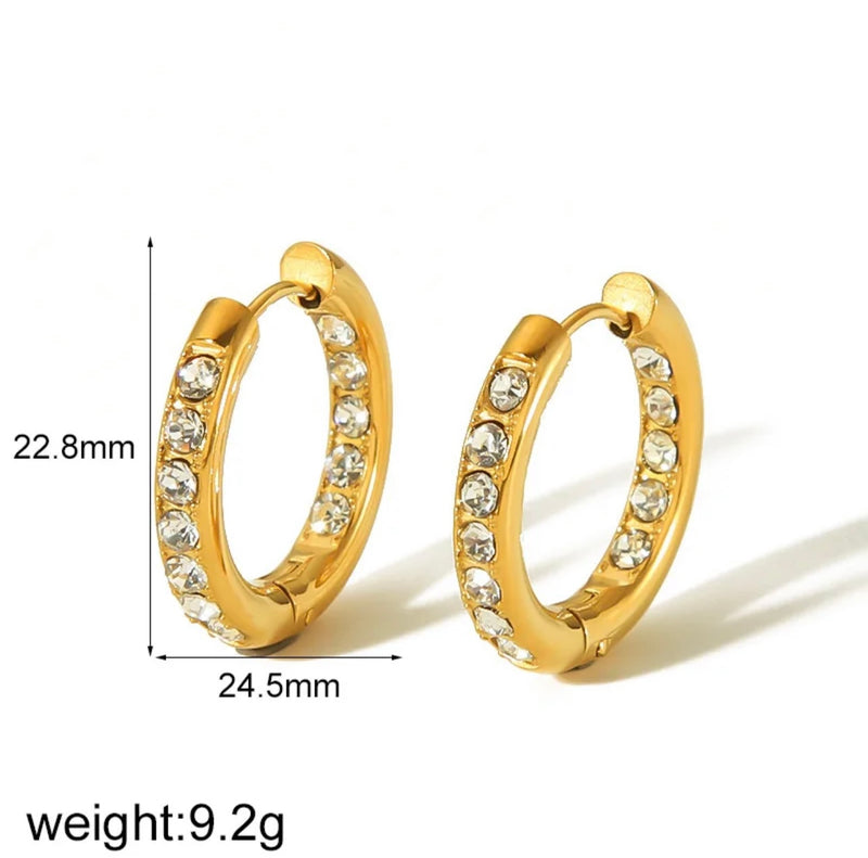 Ivy Diamond Hoops
