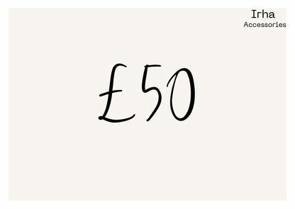 Tarjeta de regalo de Irha UK 