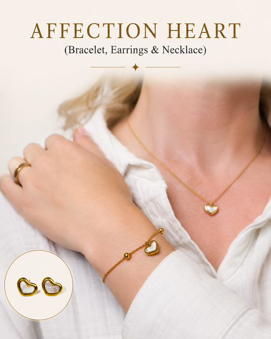 Affection Necklace, Bracelet & Earrings