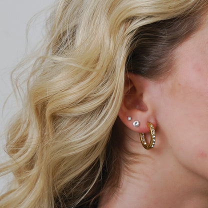 Ivy Diamond Hoops