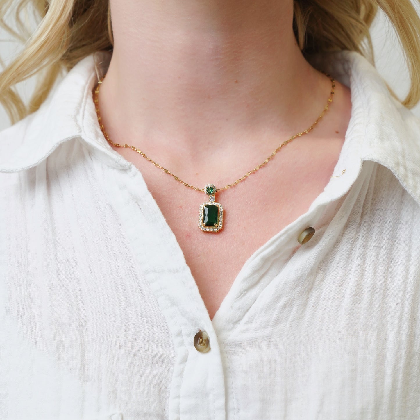 Ani Emerald Necklace