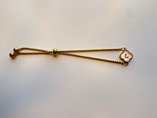 Initial Clover Bracelets